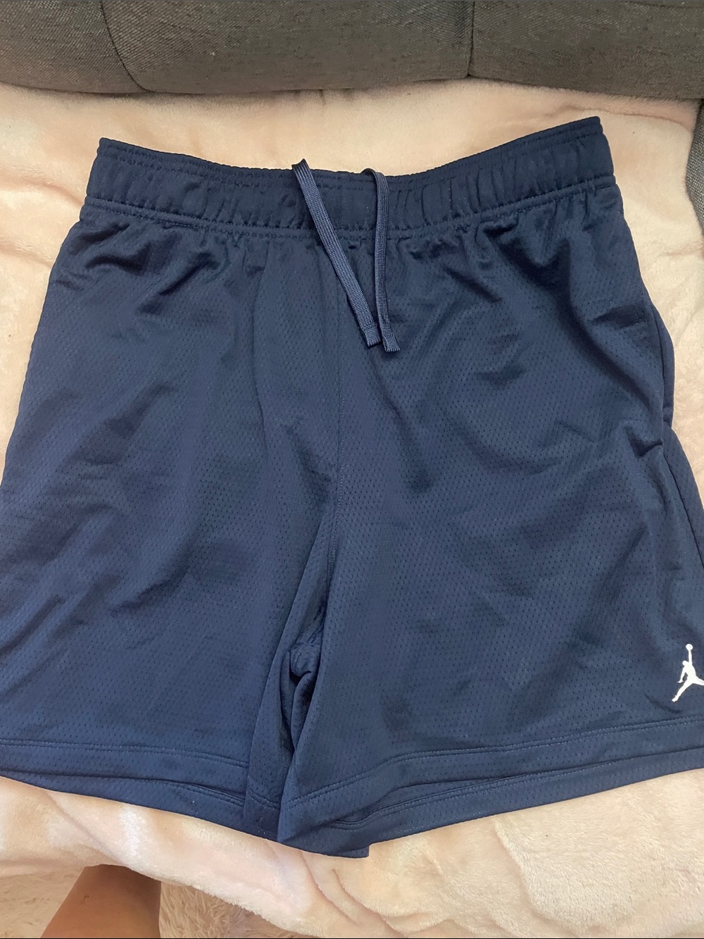 Jordan Men's Navy Athletic Mesh Shorts